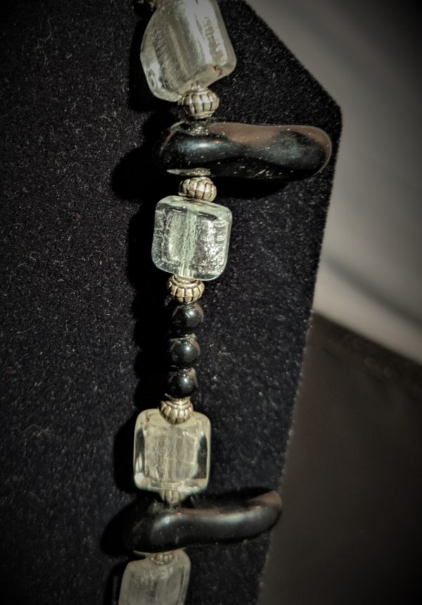 Black Onyx necklace detail