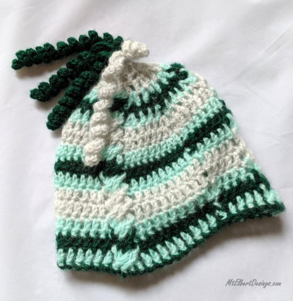 Mint and green hat for youth