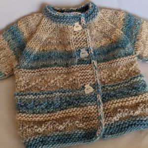 Baby Stripes sweater size 0-3 month.