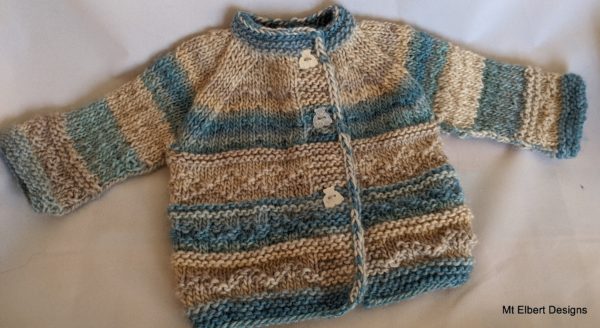 Baby Stripes sweater size 0-3 month.